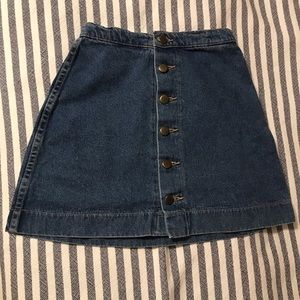 American Apparel Denim Skirt
